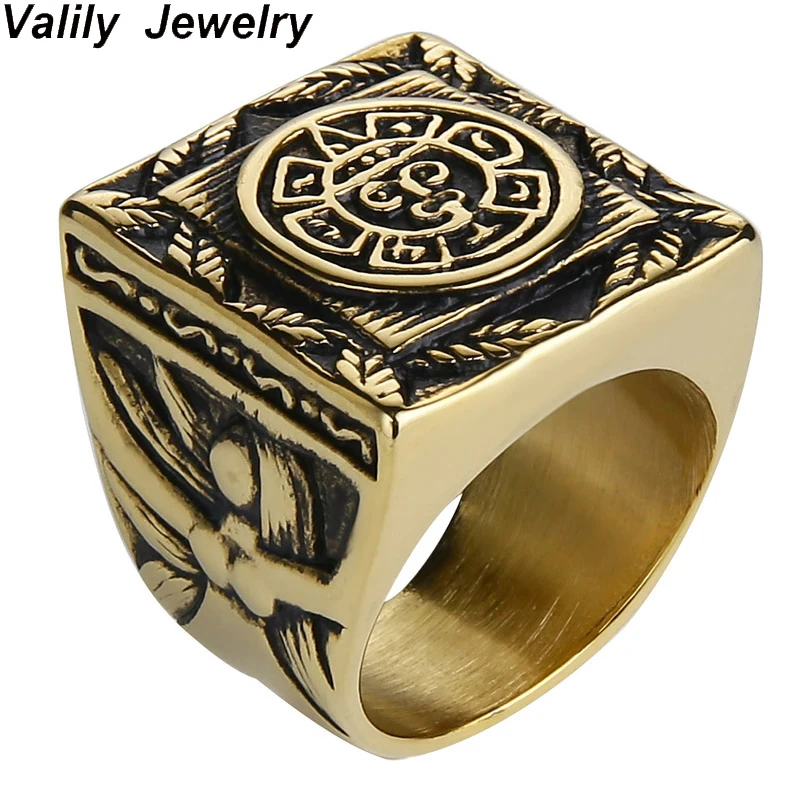 Valily Men's Vintage Square Ring Punk Stainless Steel Biker women Design Band Finger Ring for Men Jewelry Gold Rings Accessories
Valily Men's Vintage Square Ring Punk Stainless Steel Biker women Design Band Finger Ring for Men Jewelry Gold Rings Accessories