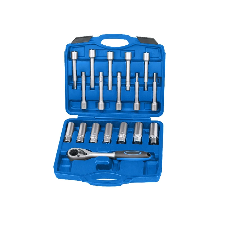 18pcs Steering Hub Suspension Shock Absorber Strut Nut Removal Tool Socket Kit Ratchet Sockets Set
18pcs Steering Hub Suspension Shock Absorber Strut Nut Removal Tool Socket Kit Ratchet Sockets Set