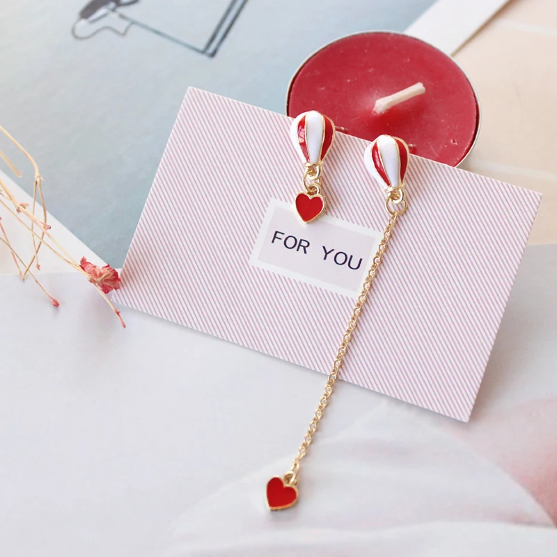 Miage 925 Hypoallergenic Silver Needle Cute Sweet Girl Charm Gold Color Hot Air Balloon Heart Metal Drop Earrings Women Fashion
Miage 925 Hypoallergenic Silver Needle Cute Sweet Girl Charm Gold Color Hot Air Balloon Heart Metal Drop Earrings Women Fashion