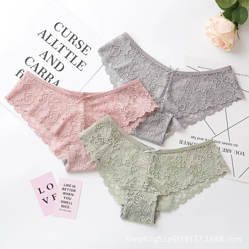 Women Panties Low Rise Cotton Lace Floral Panties Tanga Lingerie Breathable Solid Briefs Underwear Women Briefs Z0139
Women Panties Low Rise Cotton Lace Floral Panties Tanga Lingerie Breathable Solid Briefs Underwear Women Briefs Z0139