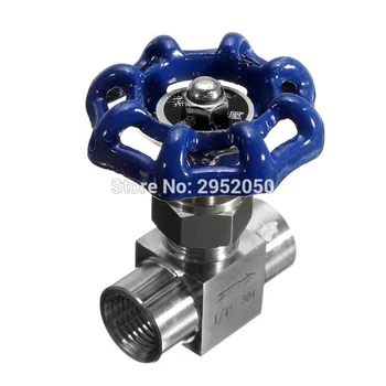 Free shipping G1/4 Stainless Steel 304 Needle Mechanic Valve Female Thread BSPP Thread Medium Pressure Wire Manual Valves
Free shipping G1/4 Stainless Steel 304 Needle Mechanic Valve Female Thread BSPP Thread Medium Pressure Wire Manual Valves