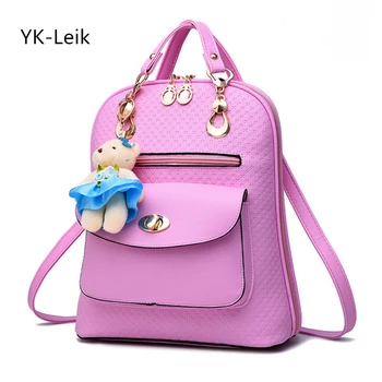 YK-Leik Casual Leather Women Backpack Korean College Lady Backpacks Simple All-match School Bags Mochila Feminina BagpacK
YK-Leik Casual Leather Women Backpack Korean College Lady Backpacks Simple All-match School Bags Mochila Feminina BagpacK