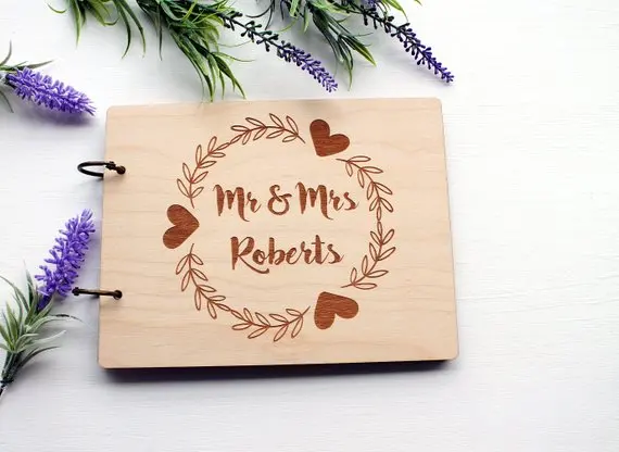 Modern Custom Engrave Wedding Guest Book Alternatives Wooden Mr Mrs Name Wedding Guest Book With Hearts Personalised Album Photo
Modern Custom Engrave Wedding Guest Book Alternatives Wooden Mr Mrs Name Wedding Guest Book With Hearts Personalised Album Photo