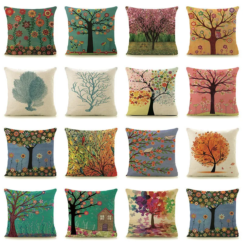 Amazon/eBay hot sale trees plants print home decorative pillows 18" square 45x45cm linen cotton pillowcase for car/bed chair G1
Amazon/eBay hot sale trees plants print home decorative pillows 18" square 45x45cm linen cotton pillowcase for car/bed chair G1