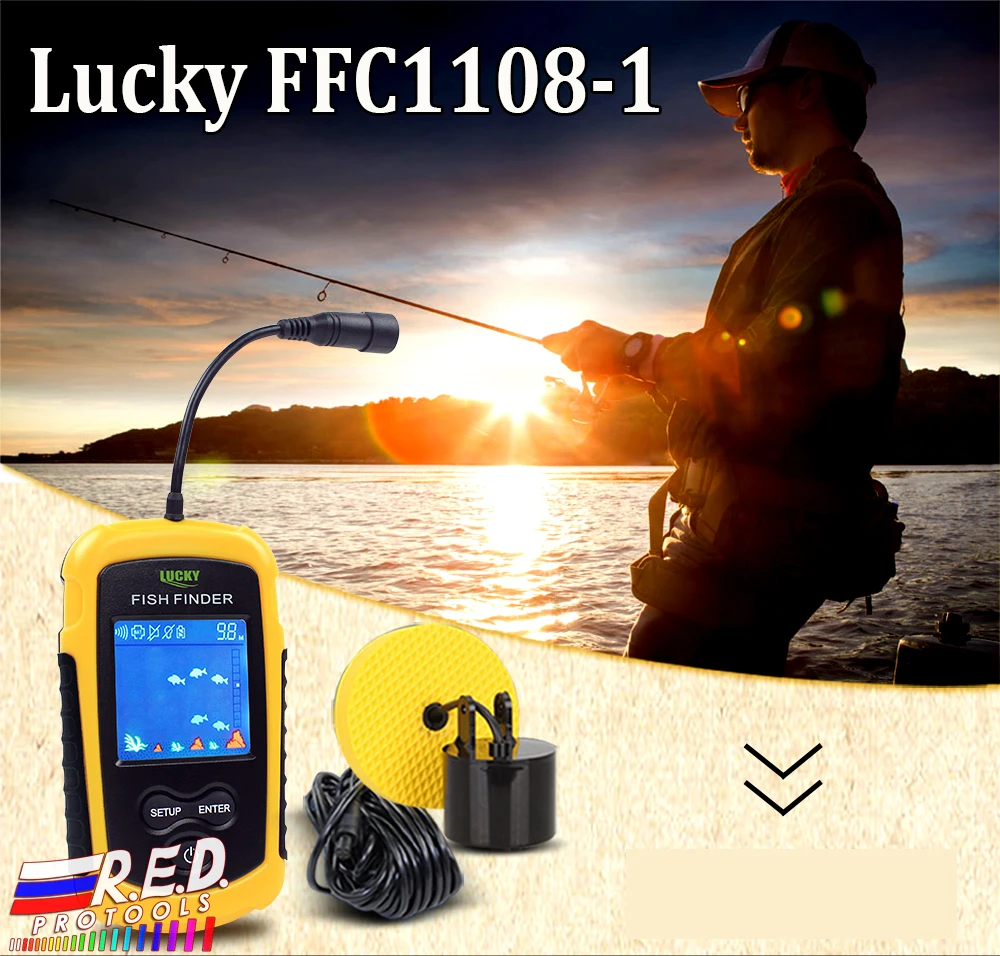 Lucky FFC1108-1 проводной эхолот для рыбалки с цветным дисплеем, глубина сканирования до 100 м угол луча сканирования 45 градусов
Lucky FFC1108-1 проводной эхолот для рыбалки с цветным дисплеем, глубина сканирования до 100 м угол луча сканирования 45 градусов