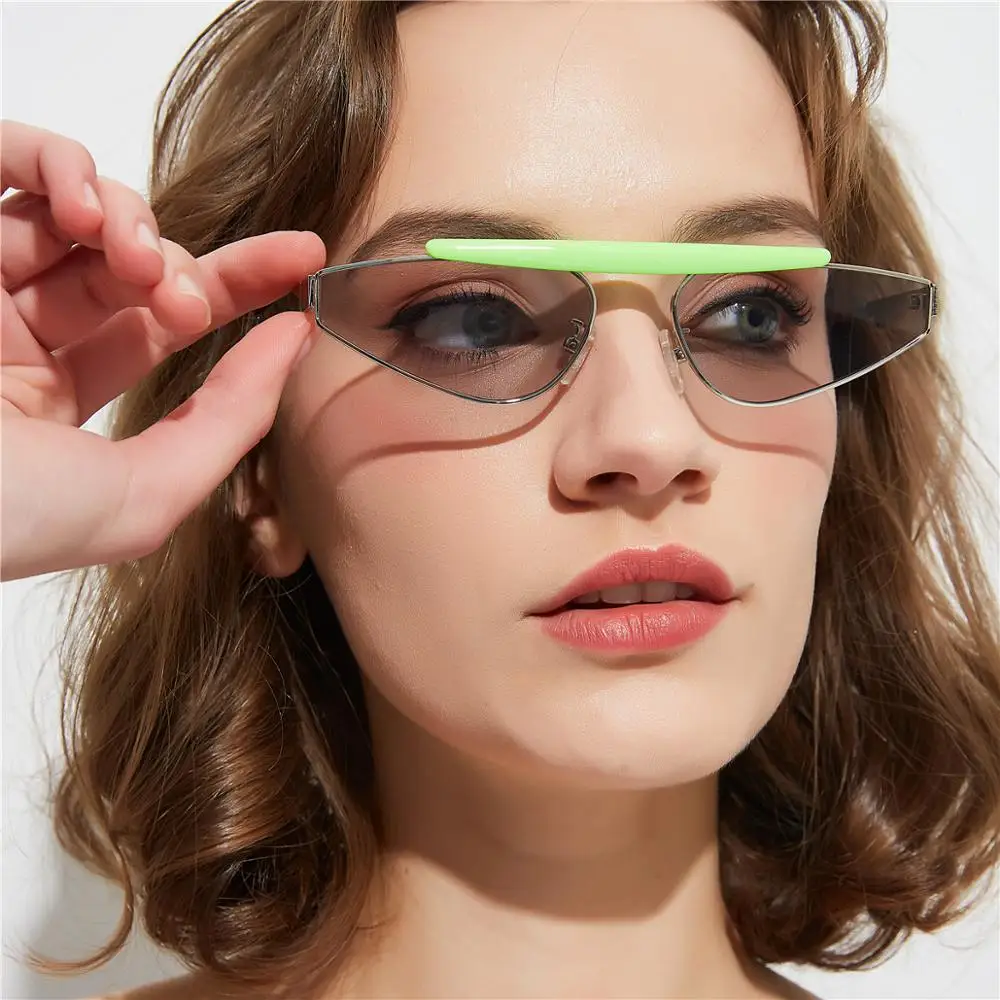 GIFANSEE women Cat eye Sunglasses triangle brand designer retro metal small frame men shades eyewear uv400 VINTAGE male female
GIFANSEE women Cat eye Sunglasses triangle brand designer retro metal small frame men shades eyewear uv400 VINTAGE male female