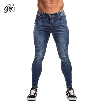 Gingtto Blue Jeans Slim Fit Super Skinny Jeans For Men Street Wear Hio Hop Ankle Tight Cut Closely To Body Big Size Stretch zm05
Gingtto Blue Jeans Slim Fit Super Skinny Jeans For Men Street Wear Hio Hop Ankle Tight Cut Closely To Body Big Size Stretch zm05