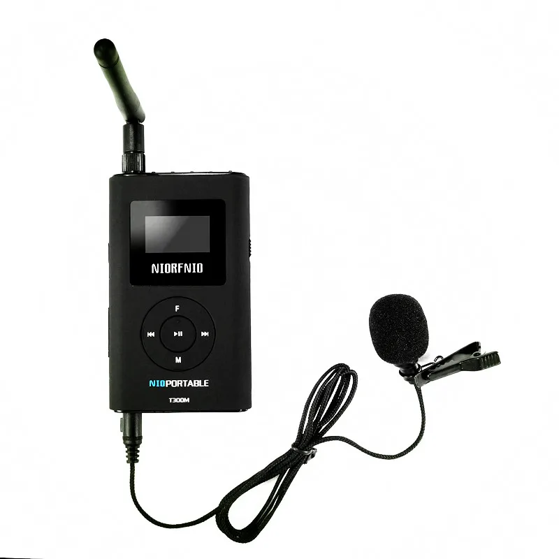 NIORFNIO NIO-T300M 0.1W~0.3W Output RF Power Portable FM Audio Transmitter for Broadcasting 76~108 MHz Adjustab
NIORFNIO NIO-T300M 0.1W~0.3W Output RF Power Portable FM Audio Transmitter for Broadcasting 76~108 MHz Adjustab