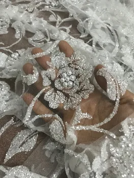 tulle lace with glued glitter fashion DiuDiu-10.1415 african glitter lace fabric for party dress 5yard/lot embroidered
tulle lace with glued glitter fashion DiuDiu-10.1415 african glitter lace fabric for party dress 5yard/lot embroidered