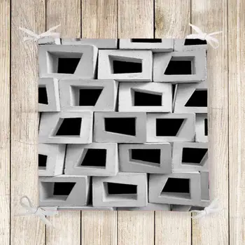 Else Gray Black Abstract Cubes Boxes 3d Print Chair Pad Seat Cushion Soft Memory Foam Full Lenght Ties Non Slip Washable Zipper
Else Gray Black Abstract Cubes Boxes 3d Print Chair Pad Seat Cushion Soft Memory Foam Full Lenght Ties Non Slip Washable Zipper