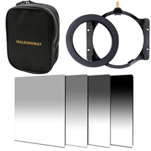 WalkingWay 150*100mm camera square filter set kit ND Neutral Density ND2 ND4 ND8 ND16 filter holder adapter ring for Cokin Zomei WalkingWay 150*100mm camera square filter set kit ND Neutral Density ND2 ND4 ND8 ND16 filter holder adapter ring for Cokin Zomei