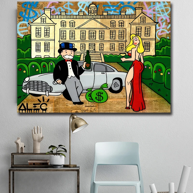Wall Street House Alec Monopolyingly Canvas Prints Picture Modular Paintings for Living Room Poster on The Wall Home Decoration
Wall Street House Alec Monopolyingly Canvas Prints Picture Modular Paintings for Living Room Poster on The Wall Home Decoration