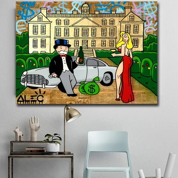 Wall Street House Alec Monopolyingly Canvas Prints Picture Modular Paintings for Living Room Poster on The Wall Home Decoration
Wall Street House Alec Monopolyingly Canvas Prints Picture Modular Paintings for Living Room Poster on The Wall Home Decoration
