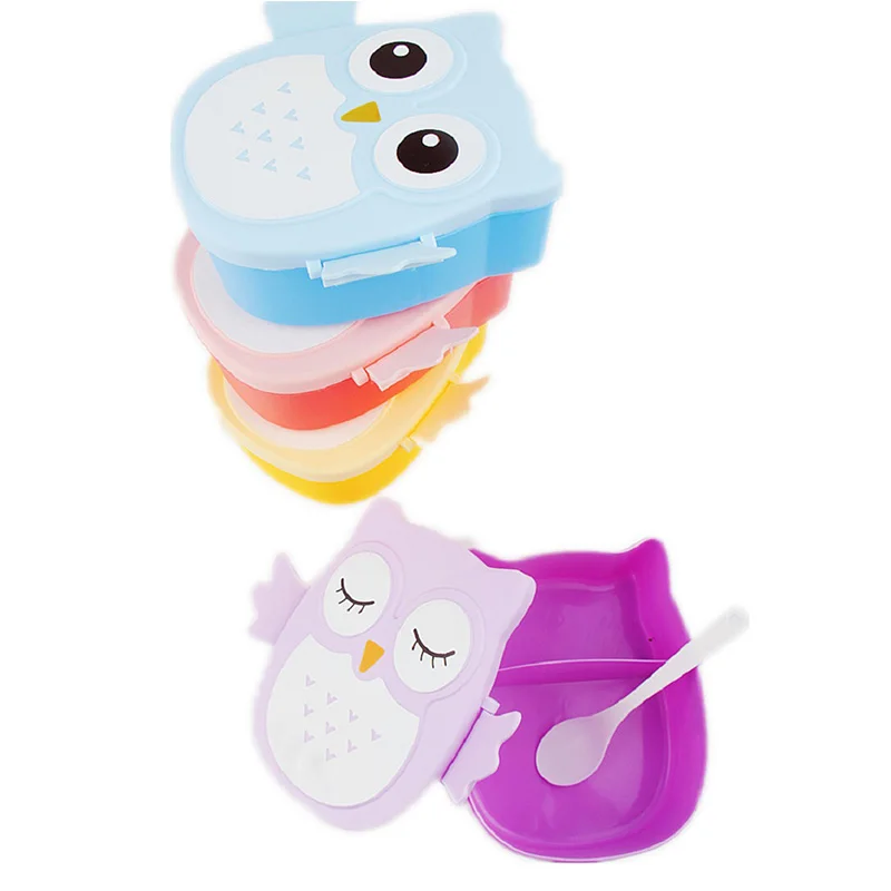 Cartoon Owl Lunch Box with Spoon Food Fresh Container picnic Storage Box Portable Camping Picnic Student lunch box 4 Colors
Cartoon Owl Lunch Box with Spoon Food Fresh Container picnic Storage Box Portable Camping Picnic Student lunch box 4 Colors