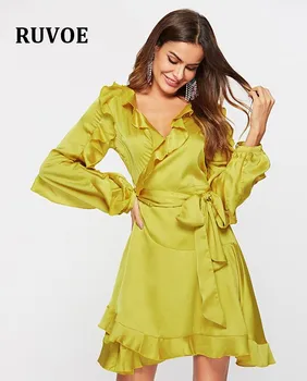 Women Autumn Dress 2018 Sexy Long Sleeve Ruffles Party Dresses Ladies Vintage Elegant Casual Mini Night Club Dress SP80
Women Autumn Dress 2018 Sexy Long Sleeve Ruffles Party Dresses Ladies Vintage Elegant Casual Mini Night Club Dress SP80