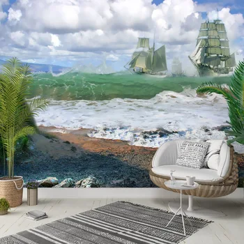 Else Green Sea Waves Blue Sky Ships 3d Print Photo Cleanable Fabric Mural Home Decor living Room Bedroom Background Wallpaper
Else Green Sea Waves Blue Sky Ships 3d Print Photo Cleanable Fabric Mural Home Decor living Room Bedroom Background Wallpaper