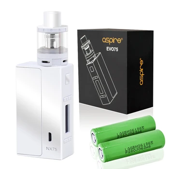 Aspire EVO75 OLED Screen Starter Mod 75W with Atlantis Evo 2ml Tank, 0.4ohm Coil - White
Aspire EVO75 OLED Screen Starter Mod 75W with Atlantis Evo 2ml Tank, 0.4ohm Coil - White
