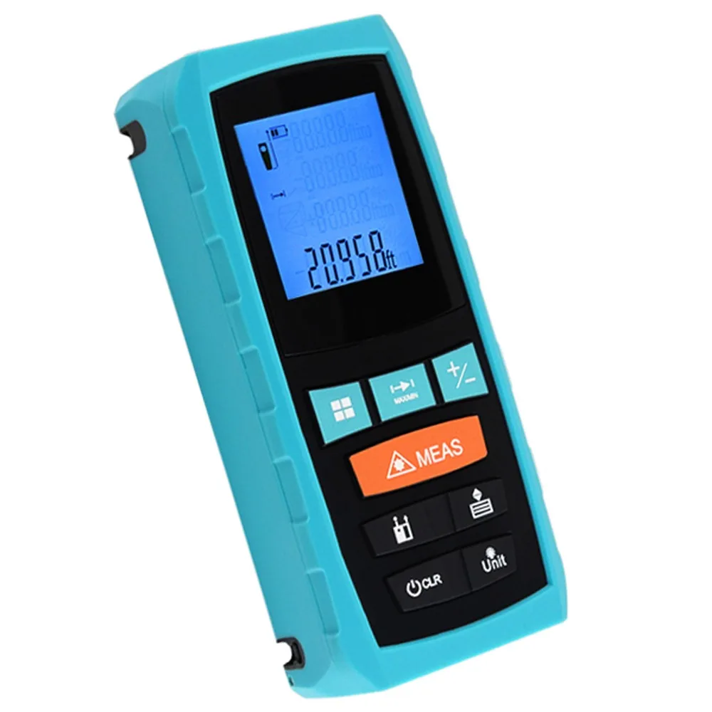 0.1~60m Range Digital Laser Distance Meter Measure Area Volume Pythagoras Finder Tool Meter Feet Inches Units Industrial Use
0.1~60m Range Digital Laser Distance Meter Measure Area Volume Pythagoras Finder Tool Meter Feet Inches Units Industrial Use