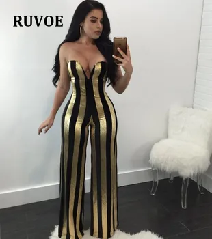 Women Jumpsuit Long Pants Rompers Gold Strapless 2018 Summer Shinny Wide Leg Pants Jumpsuirt Sexy Club Party Overall WNY-21
Women Jumpsuit Long Pants Rompers Gold Strapless 2018 Summer Shinny Wide Leg Pants Jumpsuirt Sexy Club Party Overall WNY-21