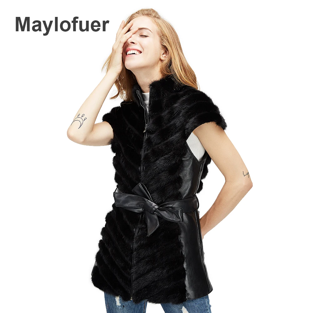 Maylofuer Fashion Women real Fur Vest Mink Fur Vests Full Pelt Winter Mink Fur Gilets New Sleeveless Mink Fur Jackets For Female
Maylofuer Fashion Women real Fur Vest Mink Fur Vests Full Pelt Winter Mink Fur Gilets New Sleeveless Mink Fur Jackets For Female