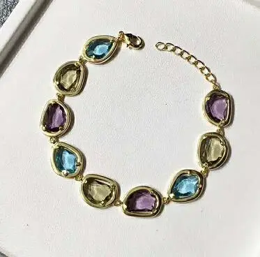 2018 High quality brand jewelry gem wind color crystal Bracelets for women new high grade Bracelets
2018 High quality brand jewelry gem wind color crystal Bracelets for women new high grade Bracelets