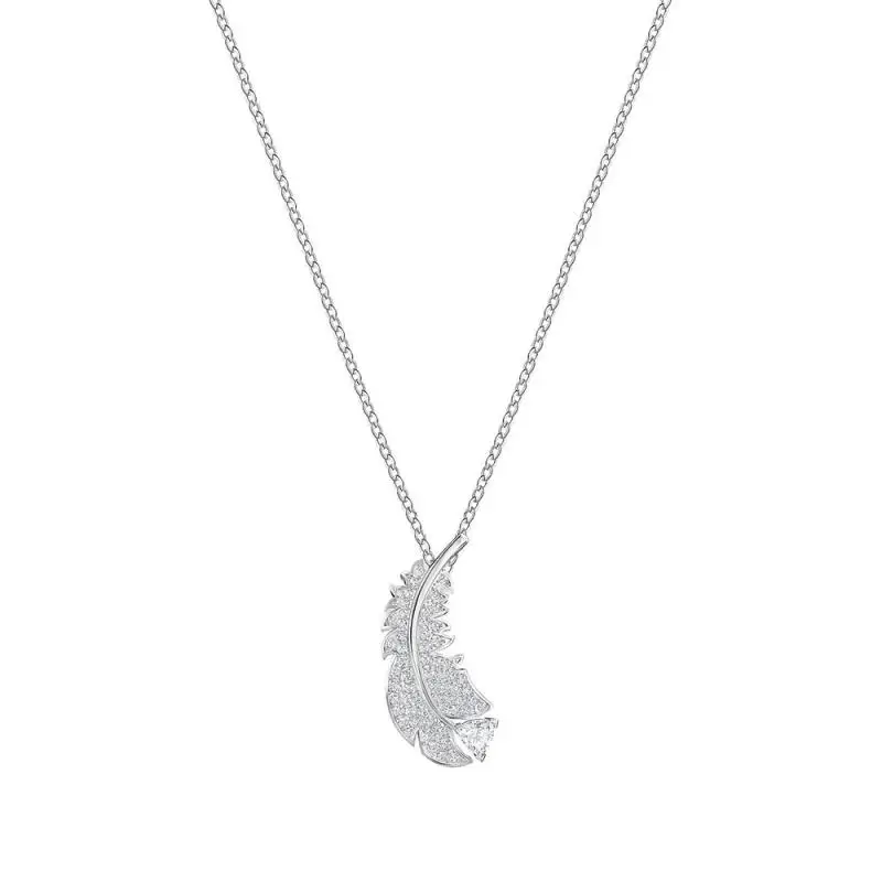 MULIER 2019 SWA Fall/Winter Fashion New Silver Feather Necklace Counter Same as Free Shipping 5482914
MULIER 2019 SWA Fall/Winter Fashion New Silver Feather Necklace Counter Same as Free Shipping 5482914