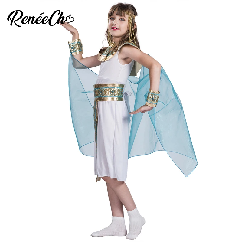 Halloween Costume For Kids All Powerful Girls Cleopatra Costume Child Egyptian Queen Goddess Cosplay For Carnival Party 
Halloween Costume For Kids All Powerful Girls Cleopatra Costume Child Egyptian Queen Goddess Cosplay For Carnival Party