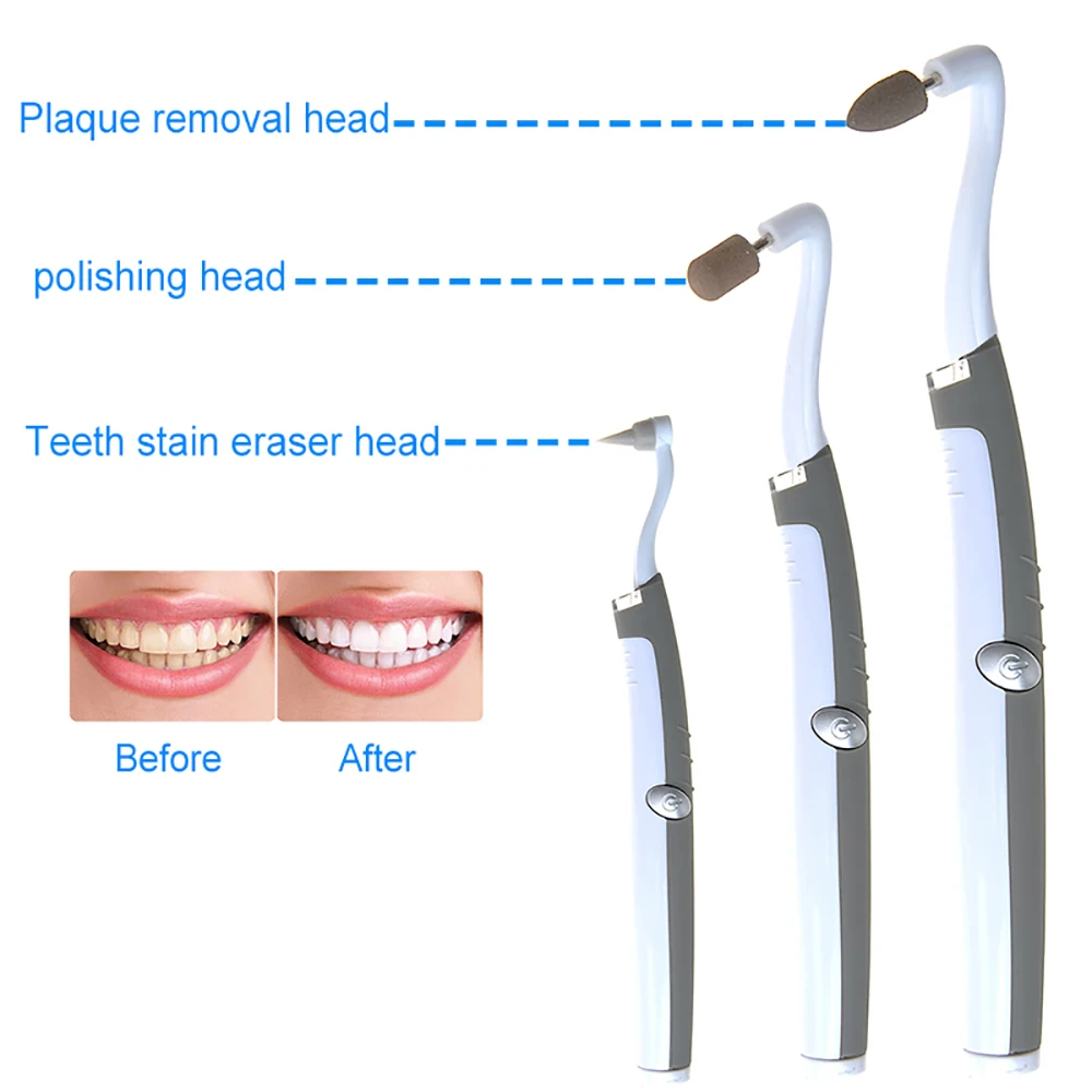 LED Electric Sonic Pic Tooth Stain Eraser Plaque Remover Grinder Multifunction Dental Cleaning Tool Kit Teeth Whitening Polisher
LED Electric Sonic Pic Tooth Stain Eraser Plaque Remover Grinder Multifunction Dental Cleaning Tool Kit Teeth Whitening Polisher