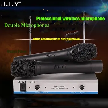 JIY karaoke Professional Dual Wireless Microphone mixer audio radio handheld studio Mic for speaker karaoke computer pop filter
JIY karaoke Professional Dual Wireless Microphone mixer audio radio handheld studio Mic for speaker karaoke computer pop filter