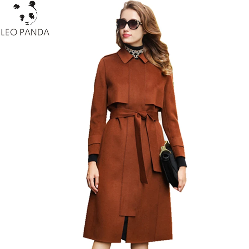 Autumn And Winter Women Tum-Down Collar Slim Two-Sided Wool Coat 2018 New Zipper Fashion Tweed Coat Female Sashes Overcoat ZX338
Autumn And Winter Women Tum-Down Collar Slim Two-Sided Wool Coat 2018 New Zipper Fashion Tweed Coat Female Sashes Overcoat ZX338