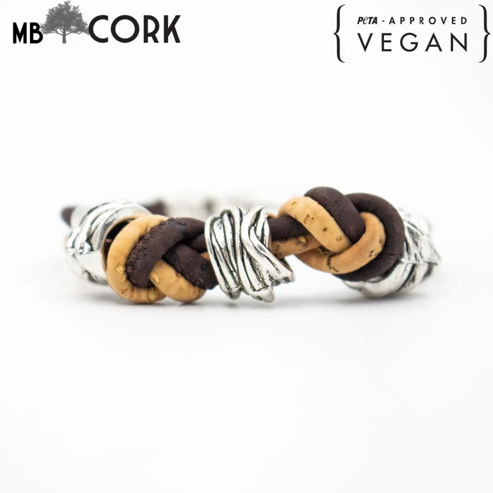 Natural with brown cork bracelet irregular beads cork cord vegan fashion original handmade Portugal cork jewelry BR-220-B-1
Natural with brown cork bracelet irregular beads cork cord vegan fashion original handmade Portugal cork jewelry BR-220-B-1