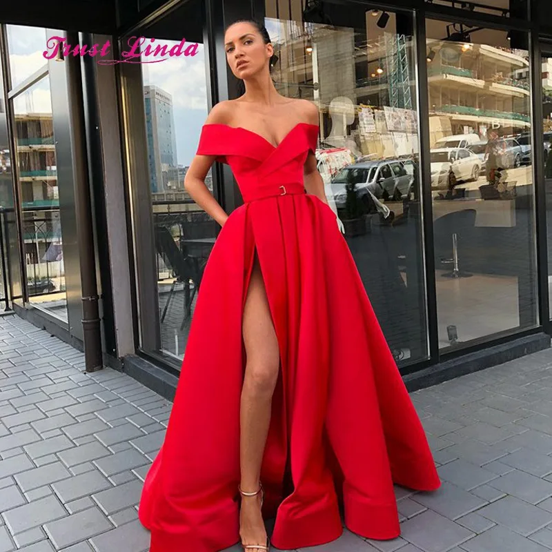 Красное Открытое Платье Купить