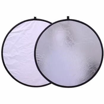 30cm/12INCH 2 IN 1 Collapsible Photo Light Reflector Silver/ White Photography Reflector Portable Photo Accessories
30cm/12INCH 2 IN 1 Collapsible Photo Light Reflector Silver/ White Photography Reflector Portable Photo Accessories