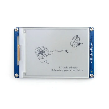 ShenzhenMaker Store 4.3inch e-Paper UART Module800x600 Resolution,4 grey level display geometric graphics texts,images
ShenzhenMaker Store 4.3inch e-Paper UART Module800x600 Resolution,4 grey level display geometric graphics texts,images
