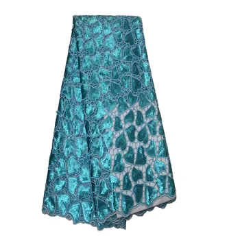 High Quality Sky Blue African Bridal Lace Fabrics Nigeria Embroidery Organza Lace Fabric With Sequins X817-2
High Quality Sky Blue African Bridal Lace Fabrics Nigeria Embroidery Organza Lace Fabric With Sequins X817-2