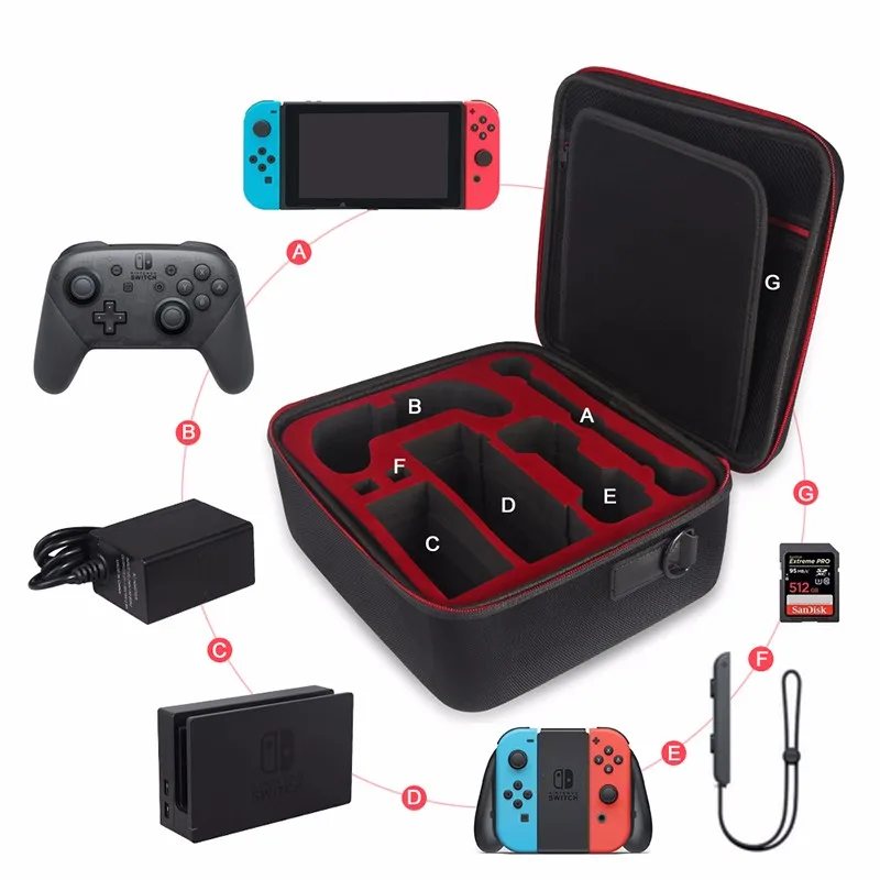 For Nintend Switch Case Storage Bag NS EVA Travel Carrying Single Shoulder Zipper Protective Hard Cover For Nintendo Switch
For Nintend Switch Case Storage Bag NS EVA Travel Carrying Single Shoulder Zipper Protective Hard Cover For Nintendo Switch