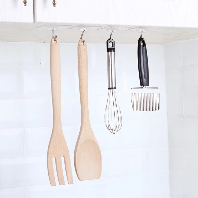 6PCs Transparent Strong Self Adhesive Door Wall Hangers Towel Mop Handbag Holder Hooks For Hanging Kitchen Bathroom Accessories
6PCs Transparent Strong Self Adhesive Door Wall Hangers Towel Mop Handbag Holder Hooks For Hanging Kitchen Bathroom Accessories