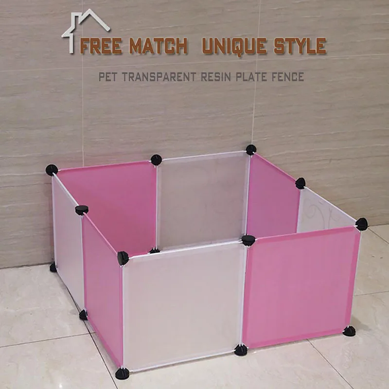 KIMHOME PET Dog House For Large Dogs Free Assembly Transparent Non-toxic Resin Plate Fence For Small Medium Dogs Cats Pet Kennel
KIMHOME PET Dog House For Large Dogs Free Assembly Transparent Non-toxic Resin Plate Fence For Small Medium Dogs Cats Pet Kennel