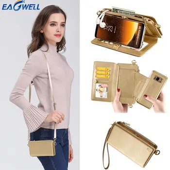 4 in 1 Wallet Bag Case for Samsung Galaxy Note 8 S8 S9 Plus Leather Flip Stand Phone Cover Card Slot Women Shoulder Bag Handbag
4 in 1 Wallet Bag Case for Samsung Galaxy Note 8 S8 S9 Plus Leather Flip Stand Phone Cover Card Slot Women Shoulder Bag Handbag