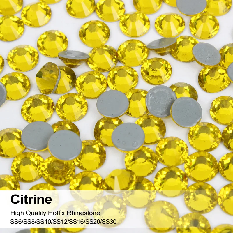 Citrine High Quality ALl size AAAAA HotFix Rhinestones FlatBack Glass Crystal Rhinestones Thermal Adhesive Iron On Stones
Citrine High Quality ALl size AAAAA HotFix Rhinestones FlatBack Glass Crystal Rhinestones Thermal Adhesive Iron On Stones