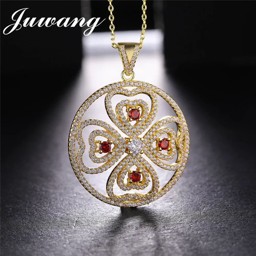 JUWANG Extravagant Flowers Round Shape Green Clear Cubic Zirconia Necklace For Women Fashion Wedding Jewelry Gift
JUWANG Extravagant Flowers Round Shape Green Clear Cubic Zirconia Necklace For Women Fashion Wedding Jewelry Gift