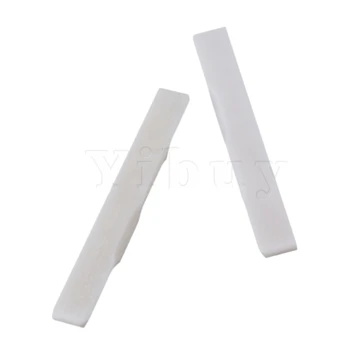 Yibuy 2pcs Real Natural Cattle Bone Ukulele Guitar Bridge Lower Saddle For 4 String
Yibuy 2pcs Real Natural Cattle Bone Ukulele Guitar Bridge Lower Saddle For 4 String