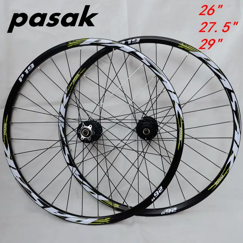 

26'' 29" 27.5" 32Holes Disc Brake Mountain Bike Wheels Six Holes Centerlock MTB Bicycle Wheels front 2 rear 4 sealed bearings