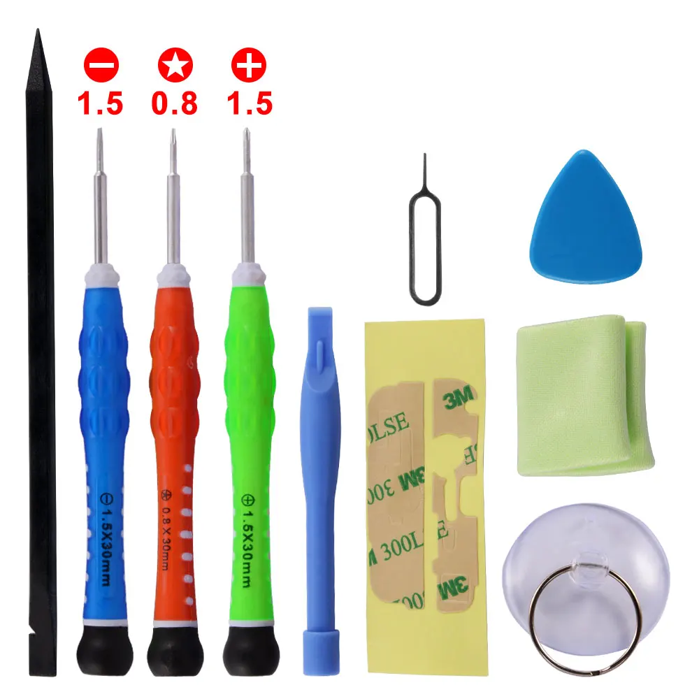 9-In-1 Smartphone Screen Disassembling Phone Repairing Tools Kit for iPhone/iPad/Samsung Tablet PC DIY Opening Hand Tools Set
9-In-1 Smartphone Screen Disassembling Phone Repairing Tools Kit for iPhone/iPad/Samsung Tablet PC DIY Opening Hand Tools Set