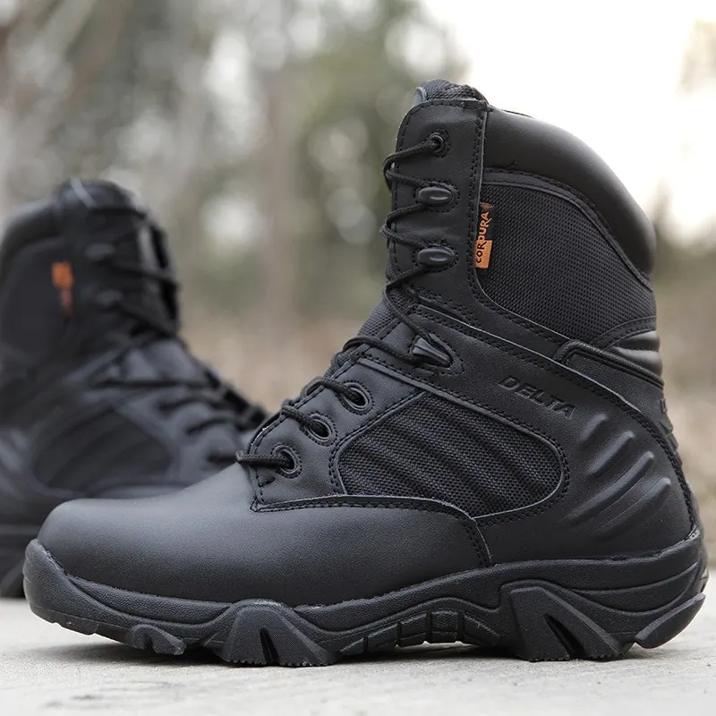 Mens Winter Autumn Military Boots Quality Special Force Tactical Desert Combat Ankle Botas Army Work Shoes Leather Snow Boots
Mens Winter Autumn Military Boots Quality Special Force Tactical Desert Combat Ankle Botas Army Work Shoes Leather Snow Boots