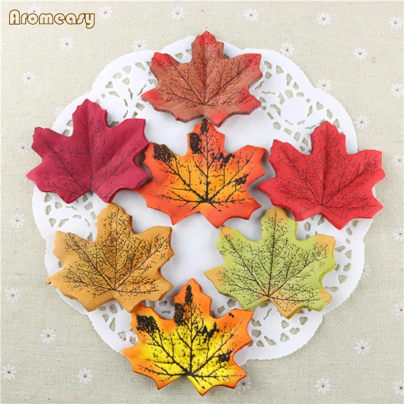 Aromeasy 50pcs 8cm Artifical Maple Leaves Fake Autumn Fall Leaf Wedding Party Decoration Craft Art Home Bedroom Wall Book Decor
Aromeasy 50pcs 8cm Artifical Maple Leaves Fake Autumn Fall Leaf Wedding Party Decoration Craft Art Home Bedroom Wall Book Decor