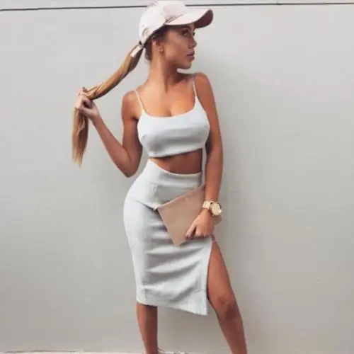 Sexy Women Summer Dress Stylish Tube Crop Top Sleeveless Skirts Two Piece Sets High Waist Bandage Dresses New Streetwear
Sexy Women Summer Dress Stylish Tube Crop Top Sleeveless Skirts Two Piece Sets High Waist Bandage Dresses New Streetwear