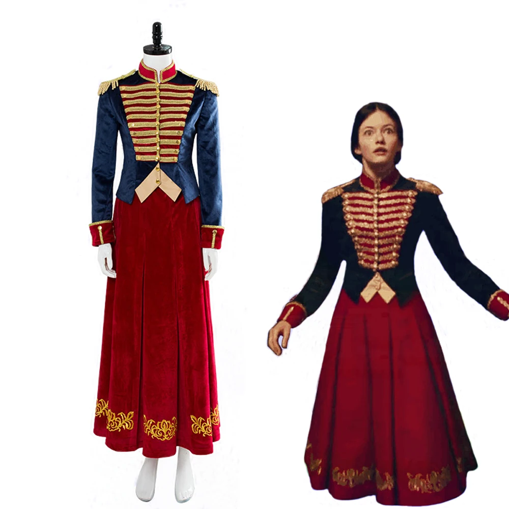 The Nutcracker And The Four Realms Clara Cosplay Costume Retro Velvet Dress Suit Adult Women Halloween Carnival Soldier Costume
The Nutcracker And The Four Realms Clara Cosplay Costume Retro Velvet Dress Suit Adult Women Halloween Carnival Soldier Costume