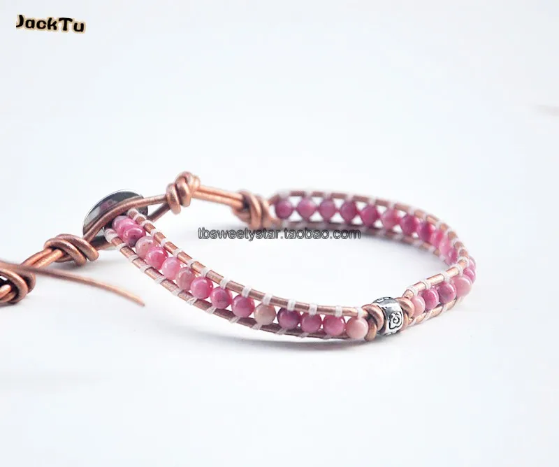 Unique Rhodonite Gold Beads Wrap Bracelets Wholesale Handmade Bohemia Weaving Bracelet Birthday Gift Boho Jewelry Dropship
Unique Rhodonite Gold Beads Wrap Bracelets Wholesale Handmade Bohemia Weaving Bracelet Birthday Gift Boho Jewelry Dropship