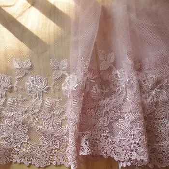 2 Meters Beautiful Pink Embroidered Lace Mesh Venice Lace Trim Fabric Flower DIY Garment Accessories 15cm Width
2 Meters Beautiful Pink Embroidered Lace Mesh Venice Lace Trim Fabric Flower DIY Garment Accessories 15cm Width